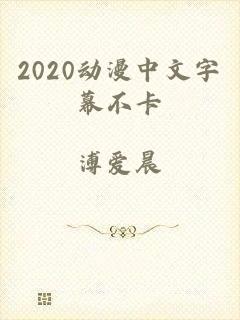 2020动漫中文字幕不卡