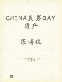 CHINA直男GAY国产