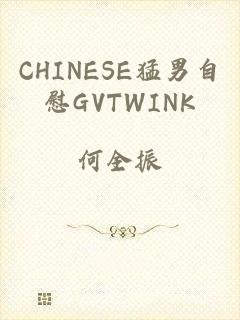 CHINESE猛男自慰GVTWINK