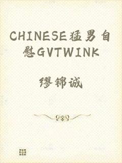 CHINESE猛男自慰GVTWINK