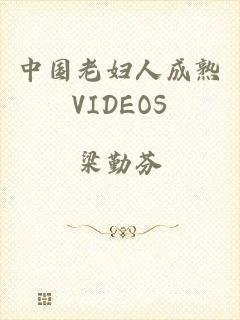 中国老妇人成熟VIDEOS