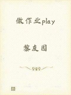 做作业play