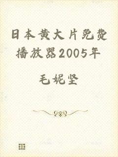 日本黄大片免费播放器2005年