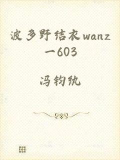 波多野结衣wanz一603