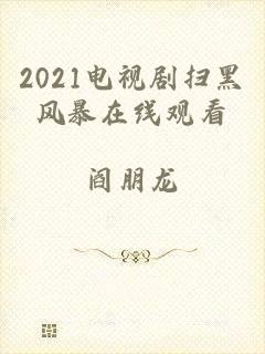 2021电视剧扫黑风暴在线观看