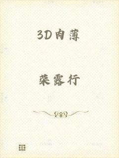 3D肉薄