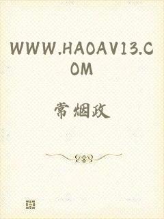 WWW.HAOAV13.COM