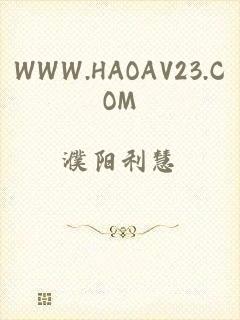 WWW.HAOAV23.COM