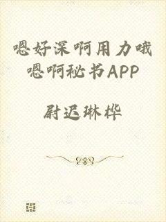 嗯好深啊用力哦嗯啊秘书APP