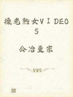 搡老熟女VⅠDEOS