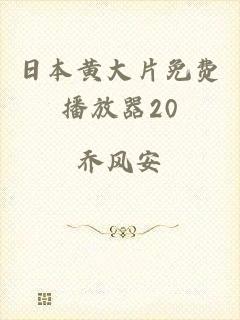 日本黄大片免费播放器20