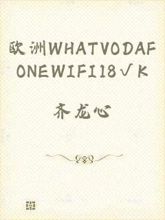 欧洲WHATVODAFONEWIFI18√K