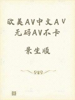 欧美AV中文AⅤ无码AV不卡