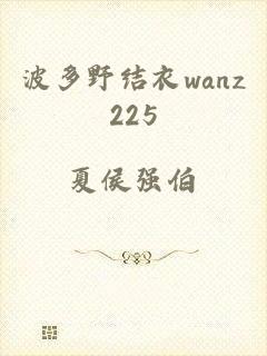 波多野结衣wanz225