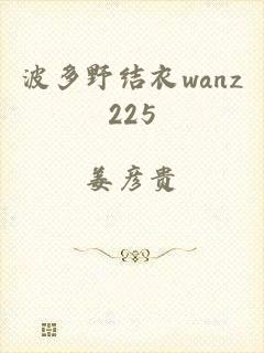 波多野结衣wanz225