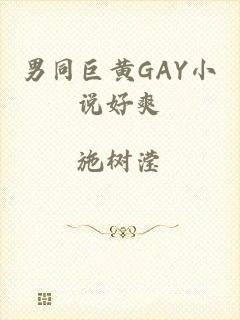 男同巨黄GAY小说好爽