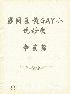 男同巨黄GAY小说好爽