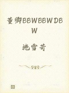 董卿BBWBBWDBW